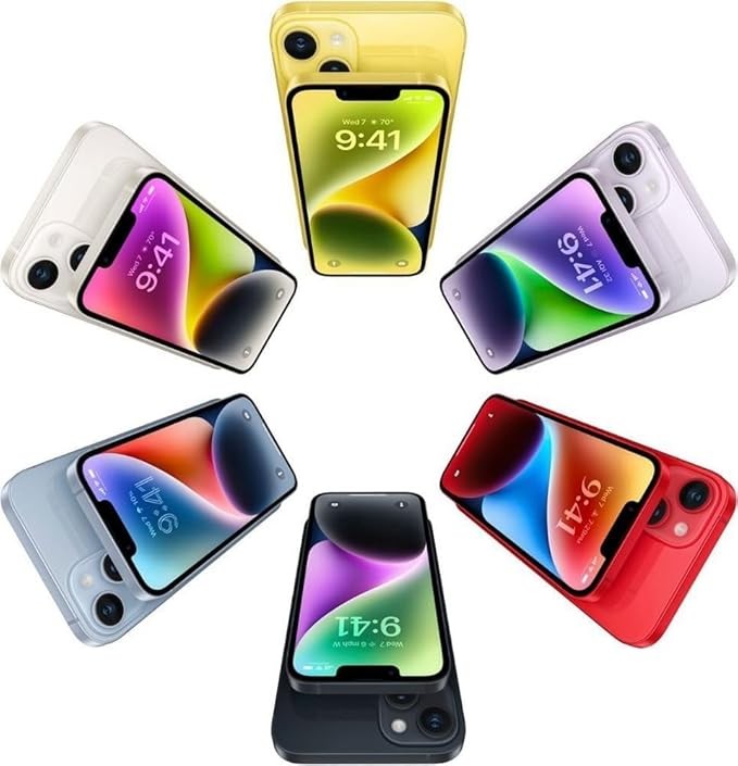 Apple iPhone 14, 128GB, Midnight - Unlocked (Renewed)