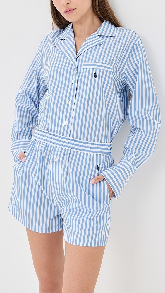 Crop and Boxer Pajama Set