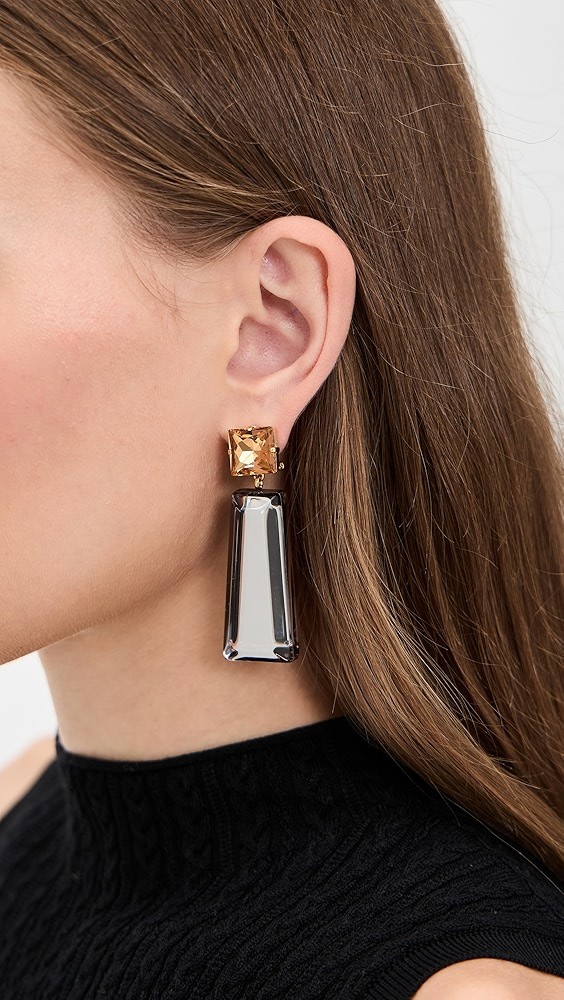 Beam Gem Earrings